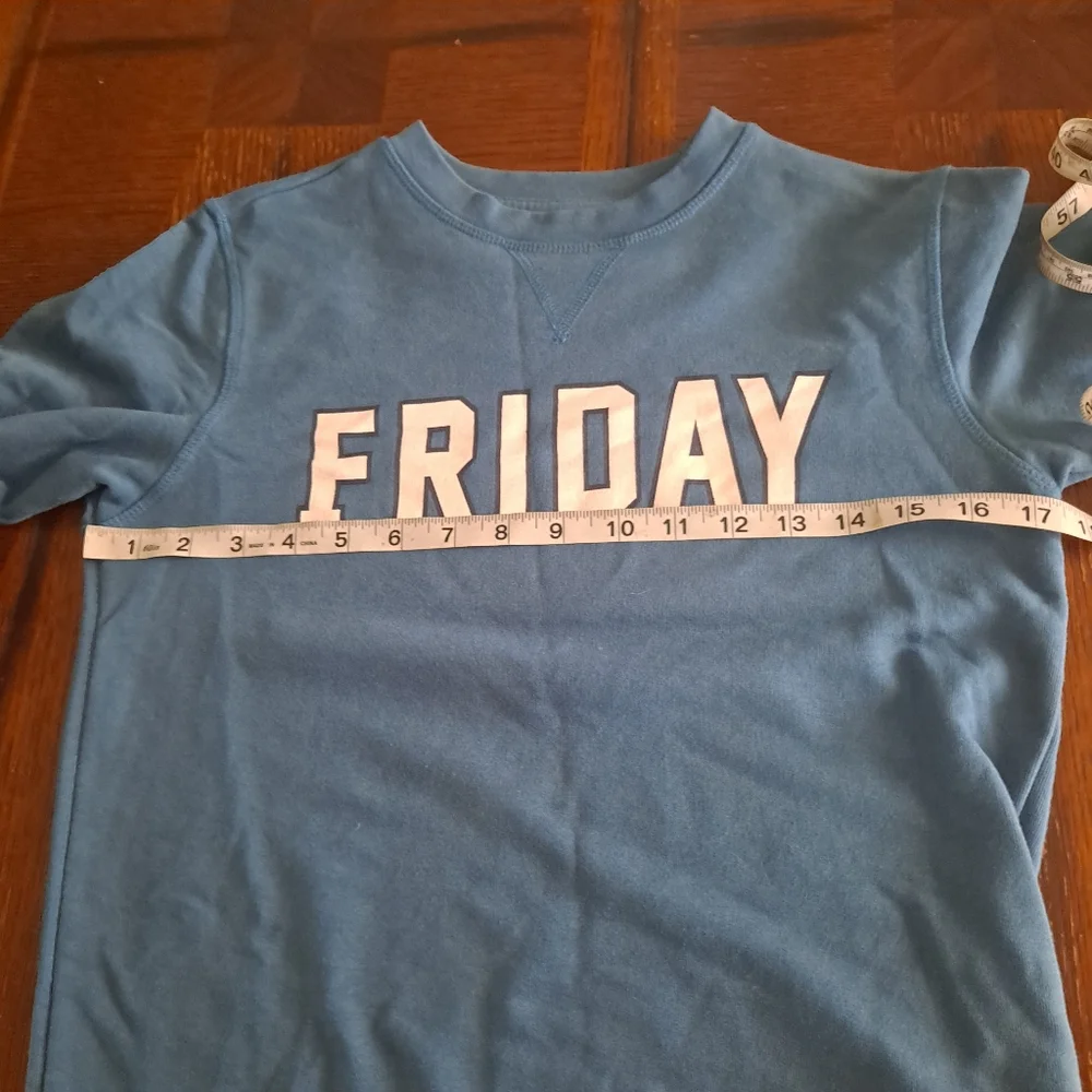 Basic edition Junior light weight Sweatshirt size Large (10-12) FRIDAY Logo